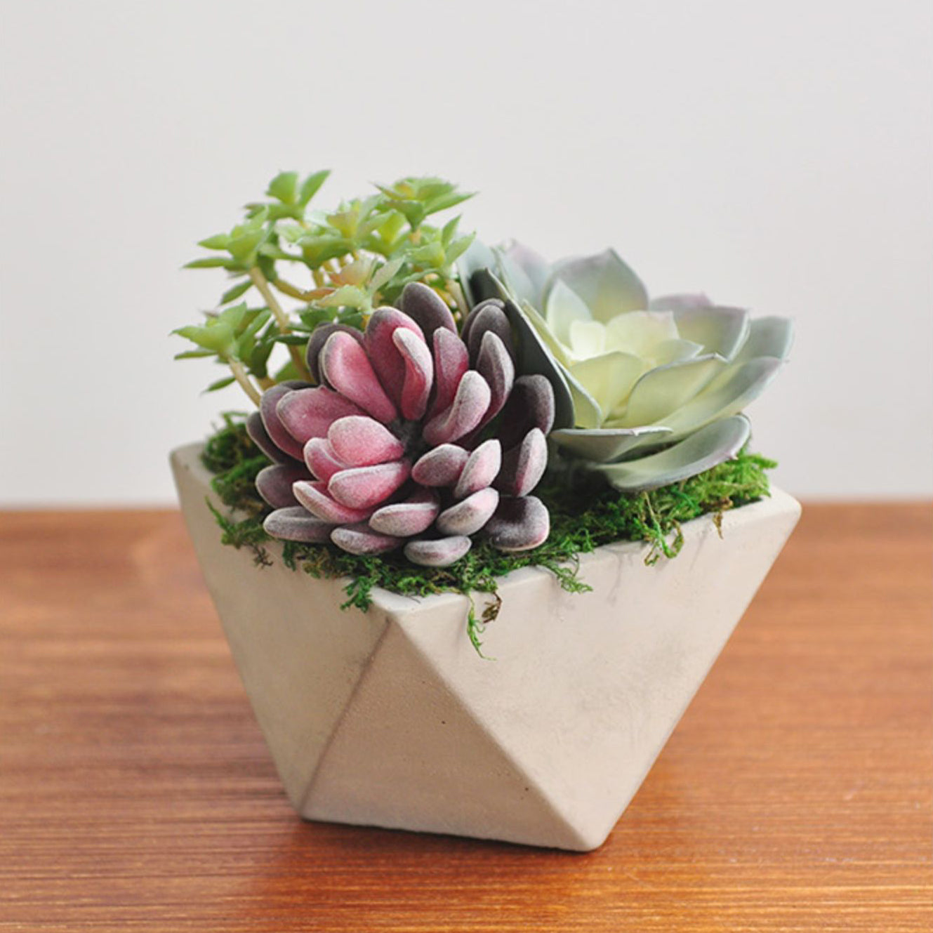 artificial mini succulents