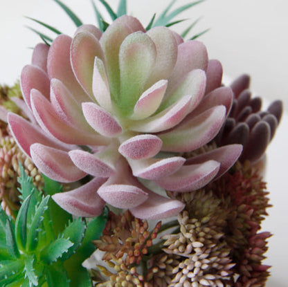 faux succulents greenery