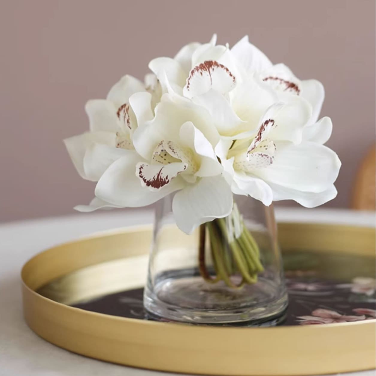 artificial flowers in vase