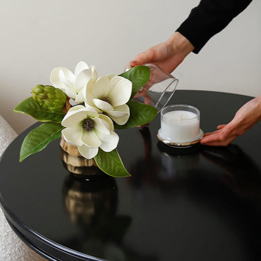 artificial flowers in vase