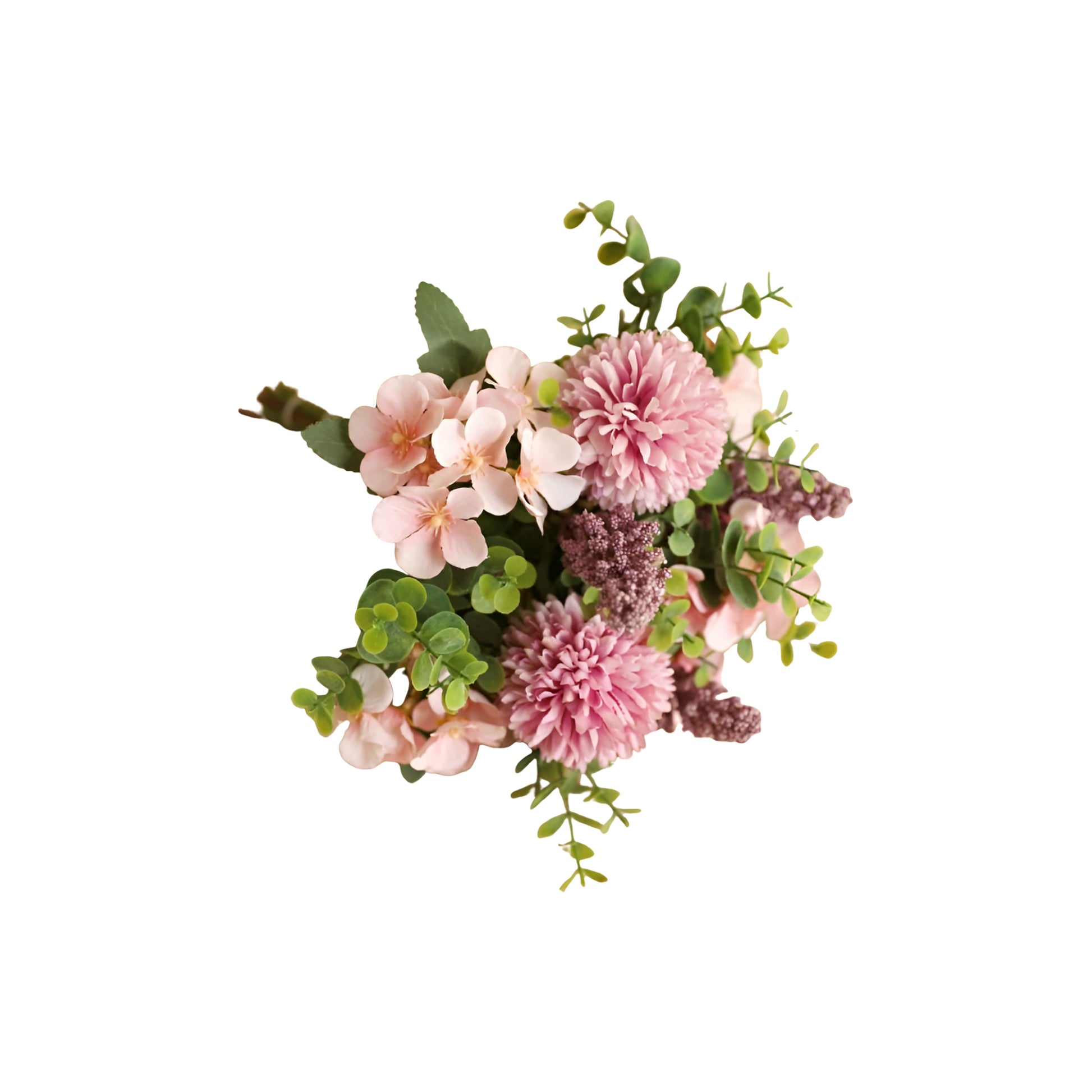 artificial flowers pink bouquet