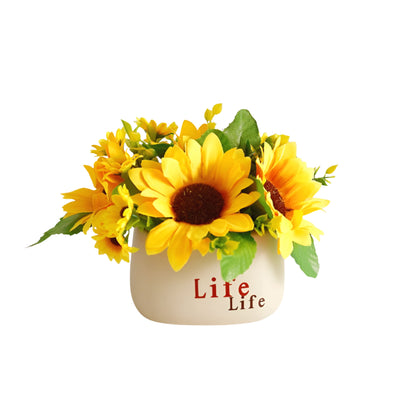 artificial flowers yellow