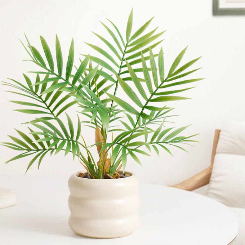 faux plants living room