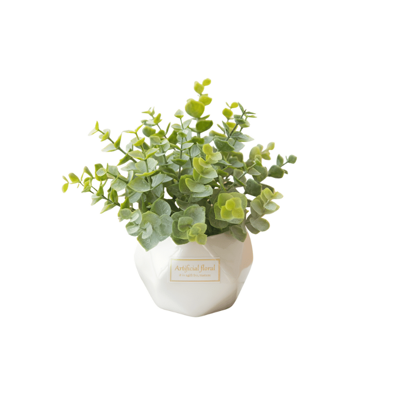 Artificial Green Plants in  Vase